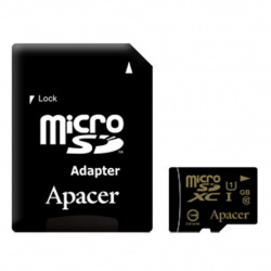 Карта пам`ятi MicroSDXC 128GB UHS-I Class 10 Apacer + SD adapter (AP128GMCSX10U1-R) (AP128GMCSX10U1-R)