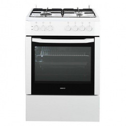 Плита комбінована Beko CSM62120DW - 60х60 см/газ-контр/емаль/65л/біла (CSM62120DW)