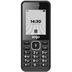 Мобiльний телефон Ergo B242 Dual Sim Black (B242 Black)