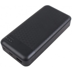 Портативний зарядний пристрій 2Е 20000mAh, DC 5V, 2.1A, Type-C, MicroUSB, USB-А, black (2E-PB2004-BLACK)