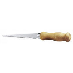 Ножовка STANLEY узкая 152мм  6TPI со "сверлом" для гипсокартона. (0-15-206)