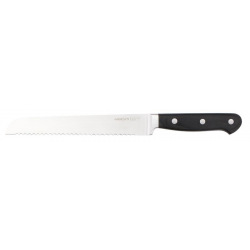 Кухонний ніж для хліба Ardesto Black Mars, 32 см, довжина леза 20,3 см, чорний, нерж.сталь, дерево (AR2033SW)