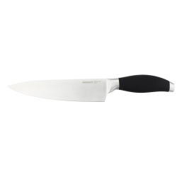 Кухонний ніж кухарський Ardesto Gemini, 32,5 см, довжина леза 20,3 см, чорний, нерж.сталь, пластик (AR2131SP)