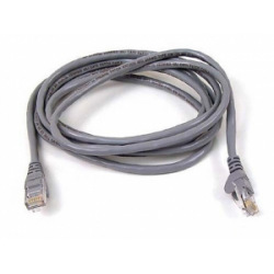 Патч-корд литой, UTP, RJ45, Cat.5e, 2m, сірий (4963)