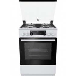 Плита Gorenje  K634WF/комбин /60 х 60 см/67 л. / клас А/гриль/чугунные решетки/белая (K634WF)