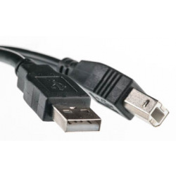 Кабель PowerPlant USB 2.0 AM/BM, 1.8м (KD00AS1220) Феррит