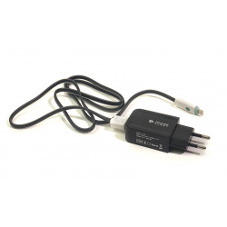 Сетевое зарядное устройство PowerPlant W-280 USB 5V 2A Lightning LED (SC230020)