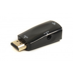 Переходник PowerPlant HDMI - VGA+Audio с аудио кабелем 0.5м (CA910267)