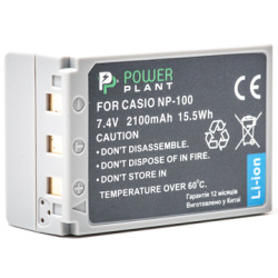 Аккумулятор PowerPlant Casio NP-100 2100mAh (DV00DV1240)