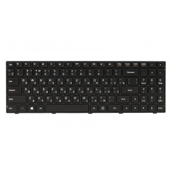 Клавиатура для ноутбука IBM/LENOVO IdeaPad 100-15IBY черный, черный фрейм (KB310227)