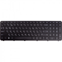 Клавиатура для ноутбука HP 350 G1, 355 G2 черный, черный фрейм (KB310737)