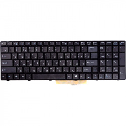Клавиатура для ноутбука MSI GT660, A6200 черный, черный фрейм (KB310769)