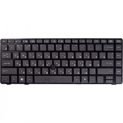 Клавиатура для ноутбука HP Elitebook 8460P, ProBook 6460b черный, черный фрейм (KB310780)