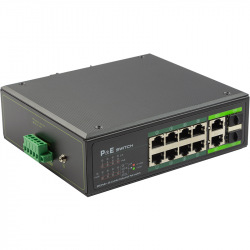 PoE коммутатор 8ch 1000Mbps+2G uplink 2 SFP (POE802PRO)