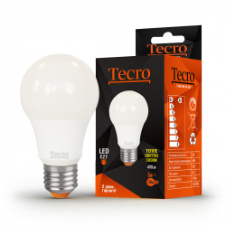 Лампа LED Tecro T-A60-5W-3K-E27 5W 3000K E27 (T-A60-5W-3K-E27)