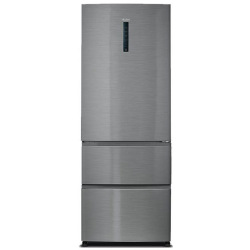 Холодильник Haier  190см/70 см/436л/А++/No Frost/iнвертор/Зовн.дисплей/нержавiюча сталь (A3FE742CMJRU)