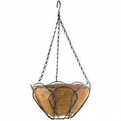 Підвісне кашпо з кокосовою корзиною, 25 см,  PALISAD (MIRI690018)