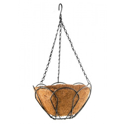 Підвісне кашпо, з кокосовою корзиною, 30 см, PALISAD (MIRI690028)