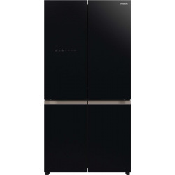 Холодильник Hitachi R-WB720VUC0GBK 4 двери/Вакуум/Ш900xВ1840xГ720/568л/A+/Черный (стекло) (R-WB720VUC0GBK)