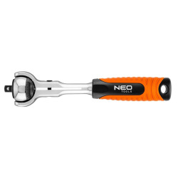 Ключ Neo трещеточный 3/8 ", 360 °, 72 зубця (08-543)