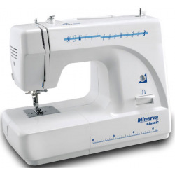 Швейна машина MINERVA CLASSIC, электромех., 85 Вт, 12 швейных операций, белая (CLASSIC)