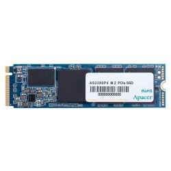 Твердотільний накопичувач SSD M.2 Apacer 1TB AS2280P4 NVMe PCIe 3.0 x4 2280 3D TLC (AP1TBAS2280P4-1)