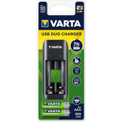 Зарядний пристрій VARTA Value USB Duo Charger+2xAAA 800mAh (57651201421)