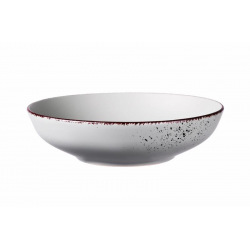 Тарелка суповая Ardesto Lucca, 20 см, Winter white, керамика (AR2920WMC)