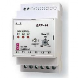 Реле автоматического выбора фаз ETI EPF-44230 / 400V (180-210V AC) (2470281)