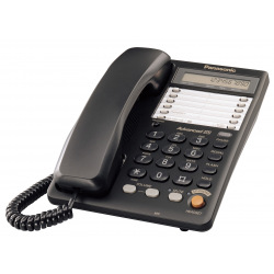 Телефон Panasonic проводной KX-TS2365UAB Black (KX-TS2365UAB)