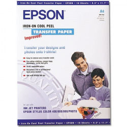Термотрансферная Бумага Epson А4 Iron-On Cool Peel Transfer Paper для светлых тканей, 10л