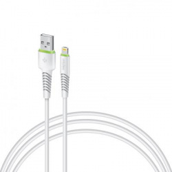 Кабель Intaleo CBFLEXL0 USB-Lightning 0.2м White (1283126487439) (1283126487439)