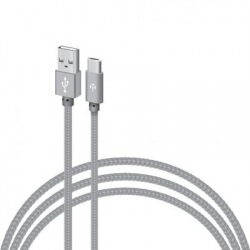 Кабель Intaleo CBGNYT2 USB-USB Type-C 2м Grey (1283126489143) (1283126489143)