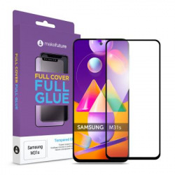 Захисне скло MakeFuture для Samsung Galaxy M31s SM-M317 Black Full Glue, 0.25mm (MGF-SM31S) (MGF-SM31S)