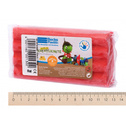 Пластилін восковий Becks Plastilin 250г червоний B100085 (B100085)