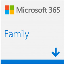 Microsoft 365 Family 5 User 1 Year Subscription All Languages (электронный ключ) (6GQ-00084)
