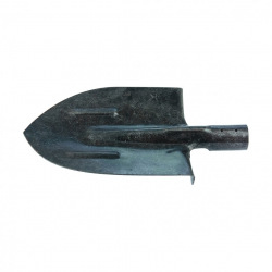 Лопата штикова з ребрами жорсткості, рейкова сталь, без держака,  СИБРТЕХ (MIRI61470)