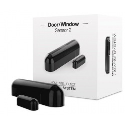 Умный датчик открытия двери / окна Fibaro Door / Window Sensor 2, Z-Wave, 3V ER14250, черный (FGDW-002-3_ZW5)