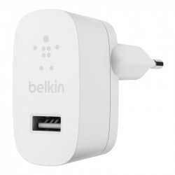 Сетевое ЗУ Belkin (12W) USB-A 2.4A, white (WCA002VFWH)