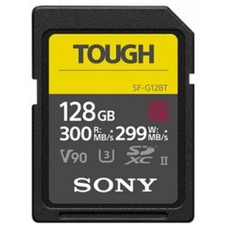 Карта пам’яті Sony 128GB SDXC C10 UHS-II U3 V90 R300/W299MB/s Tough (SFG1TG)