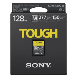 Карта пам’яті Sony 128GB SDXC C10 UHS-II U3 V60 R277/W150MB/s Tough (SFM128T.SYM)