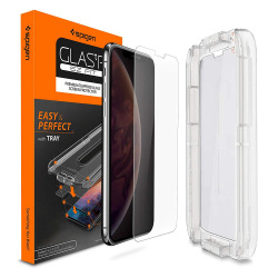 Spigen Защитное стекло для iPhone Xs Glas.tR EZ Fit, (1Pack) (063GL24823)