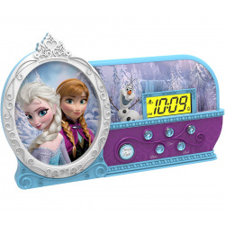 Акустика настольная с часами eKids, Disney, Frozen, ночник (FR-346.02FM)