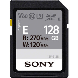 Карта пам’яті Sony 128GB SDXC C10 UHS-II U3 V60 R270/W120MB/s Entry (SFE128.AE)