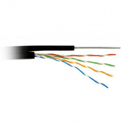 кабель для зовнішнього прокладення UTP 5е ATcom з тросом 1,2мм (бух.305м) 4*2*0,5мм медь (11952)