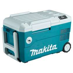 Холодильник мобильный аккумуляторный Makita SET-DCW180-PT2 с функцией нагрева, 2акк, 20л,14.3кг (SET-DCW180-PT2)