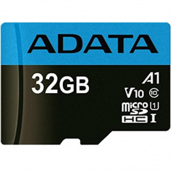 Карта пам’яті ADATA 32GB microSDHC C10 UHS-I A1 + SD (AUSDH32GUICL10A1-RA1)