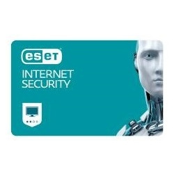Програмна продукція ESET Internet Security на 1 рік.Для захисту 2 об’єктів. (EIS-K12202)