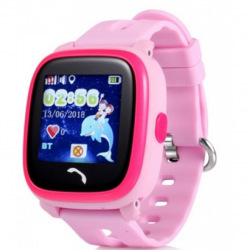 Дитячий GPS годинник-телефон GOGPS ME K25 Рожевий (K25PK)