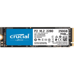Твердотiльний накопичувач SSD M.2 Crucial 250GB NVMe PCIe 3.0 x4 P2 2280 (CT250P2SSD8)